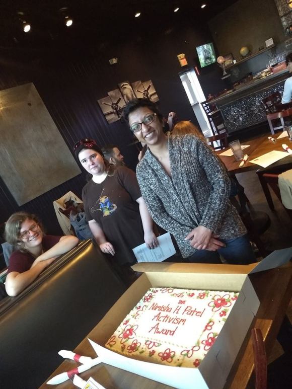 Nimisha Patel and Cake